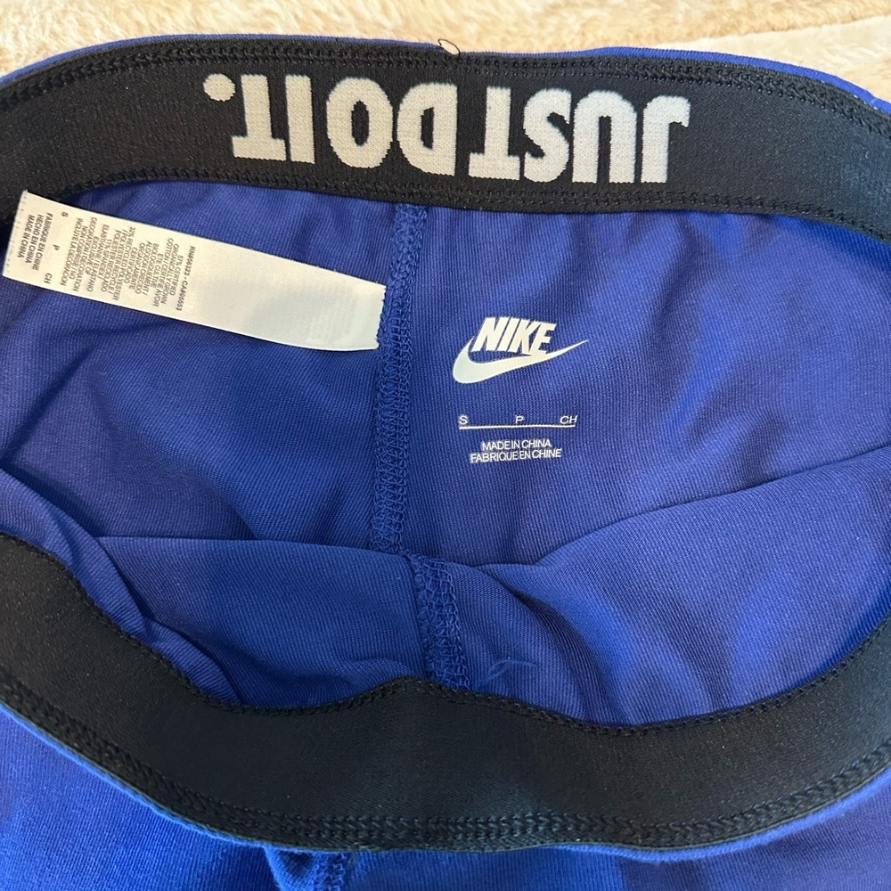 Nike Just Do It RARE Royal Blue Leggings - Picture 4 of 10